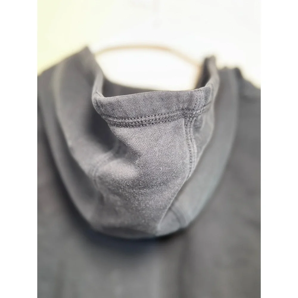Nike Sportswear Women Black Full Zip Fleece Hoodie Embroidered Logo XL